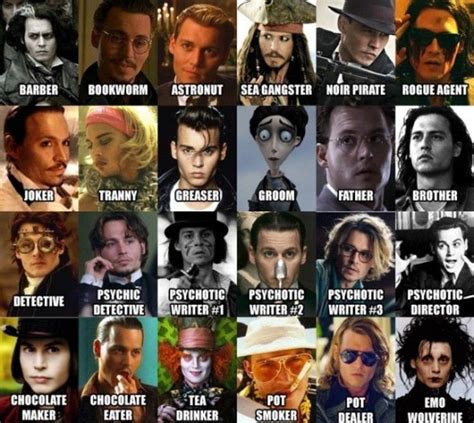 johnny depp movies in order by year